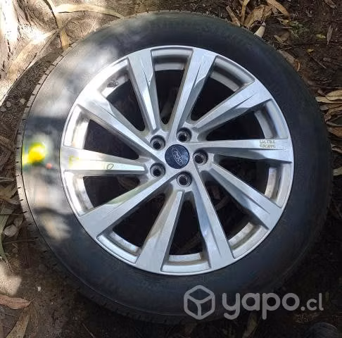 Llanta Aluminio Con Neumático 225 55 R19 Ford Esca