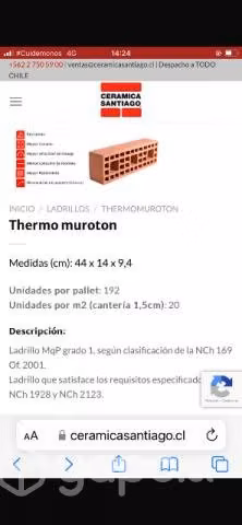 ladrillos thermo muroton