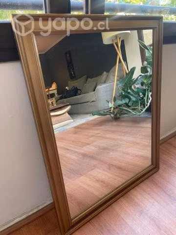 Precioso espejo dorado, ¡está impecable