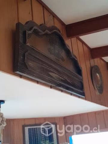 Retablo madera antigua
