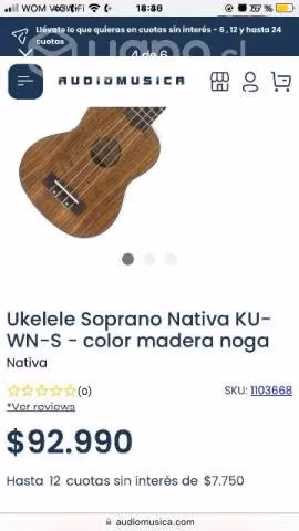 Ukelele marca nativa