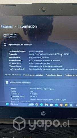 Notebook hp + mouse - Imagen 3