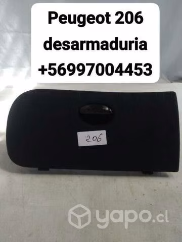 Guantera Peugeot 206 desarmaduría