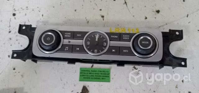 Control Radio C/Reloj Det Mica Land Rover Range