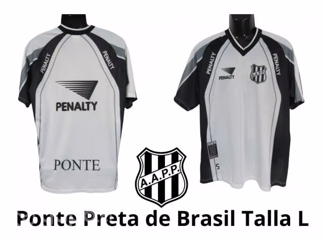 Camiseta de fútbol Ponte Preta de Brasil Talla L