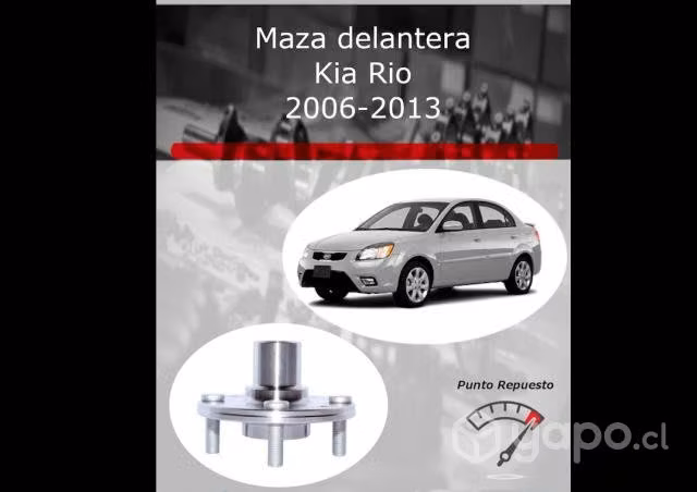 Maza de rueda delantera Kia Rio 2006 al 2013