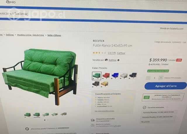 Sofá cama - Imagen 2
