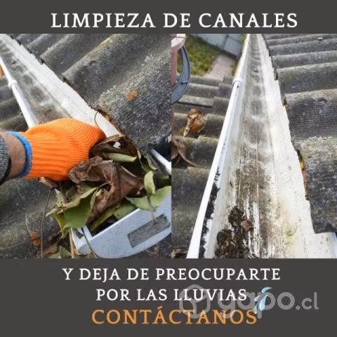 Limpieza de Canales de Agua de Luvia