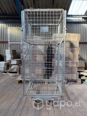 Carro Metalico Plegable Tipo Jaula
