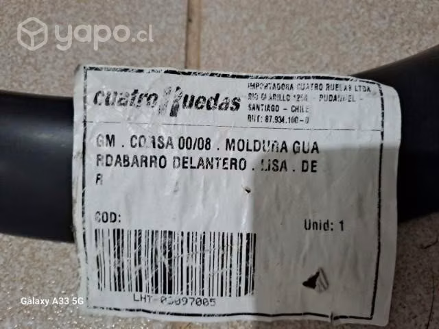 Máscara con emblema y moldura tapabarro chevrolet - Imagen 5