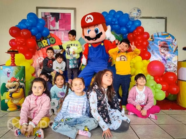 Mario bros / princesa peach para eventos infantile