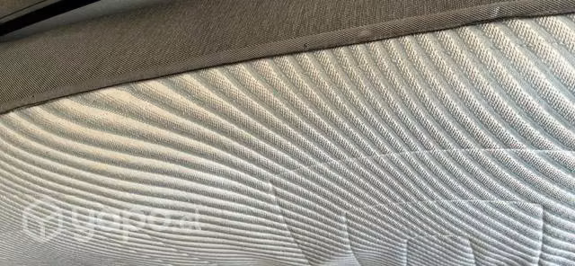 Cama boxspring rosen 2 plazas modelo 3d gel