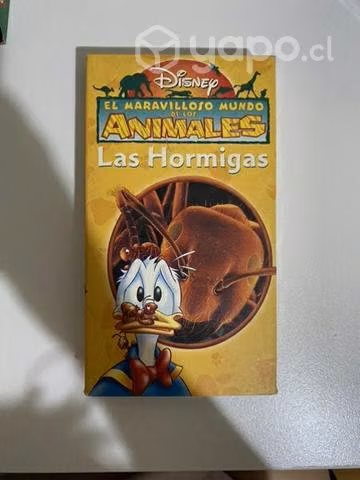 VHS DISNEY el maravilloso mundo de los animales"