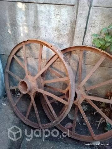 Rueda de fierro antiguas