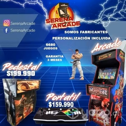 Máquinas Arcade Fabricante