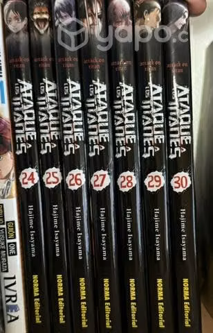 Manga ataque a los titanes 24-30