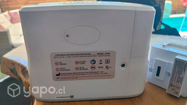 Concentrador portátil de oxígeno marca KINGO
