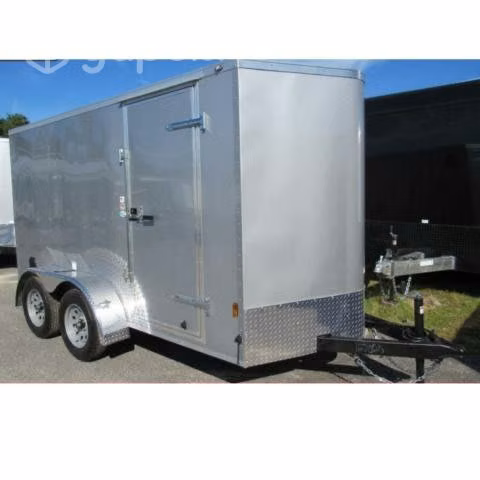 Carro de arrastre continental 6x12 gris