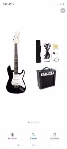 Guitarra con Amplificador
