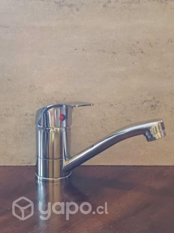Llave monomando lavatorio agua caliente y Fría