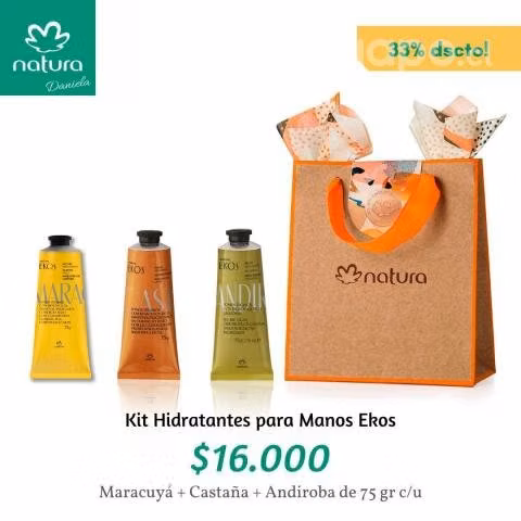 Kit Hidratantes Ekos para Manos