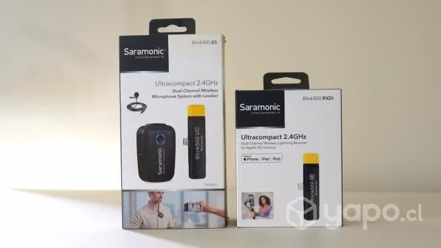 Combo Micrófono Inalámbrico Saramonic Blink500