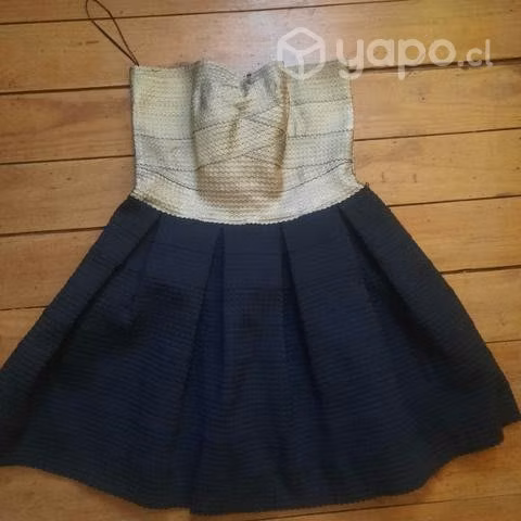 Vestido de fiesta dorado