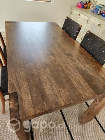 Comedor de nogal 6 personas