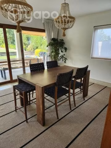 Comedor de nogal 6 personas