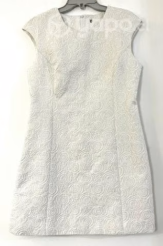 Vestido Entallado Semi Elástico Fbo Italy S/M