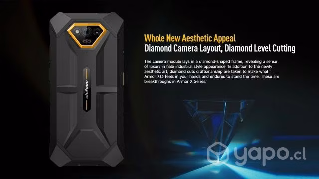 Ulefone-teléfono inteligente Power Armor X13 resis