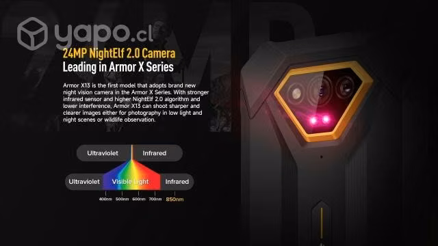 Ulefone-teléfono inteligente Power Armor X13 resis