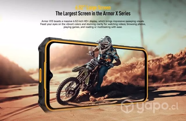 Ulefone-teléfono inteligente Power Armor X13 resis