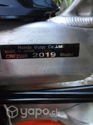 Honda crf250R 2019