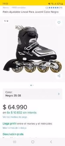 Patines Ajustables Lineal