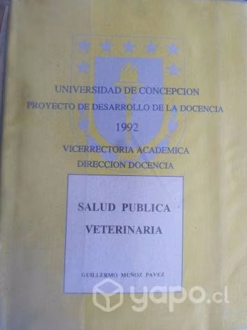 Salud Pública Veterinaria-1992. Guillermo Muñoz