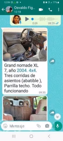 Suzuki grand nomade xl7 2004