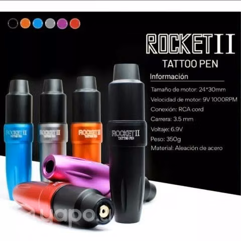 Maquina de tatuaje tipo pen Rocket II