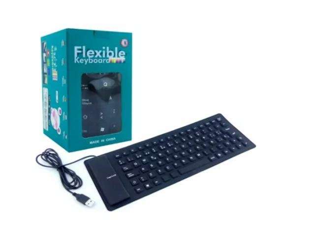Teclado Silencioso De Silicona Con Letra Ñ - Imagen 2