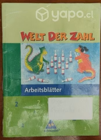 Libro Welt der Zahl 2. Arbeitshft. Usado