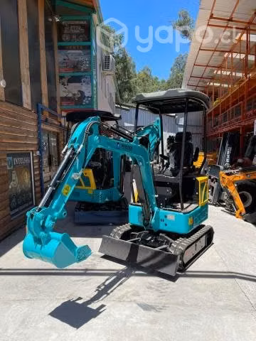 Mini excavadora 1500 kilos motor laidong