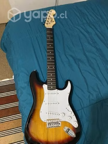 Guitarra eléctrica y amplificador