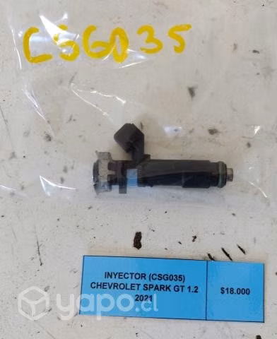 Inyector (CSG035) Chevrolet Spark GT 1.2 2021