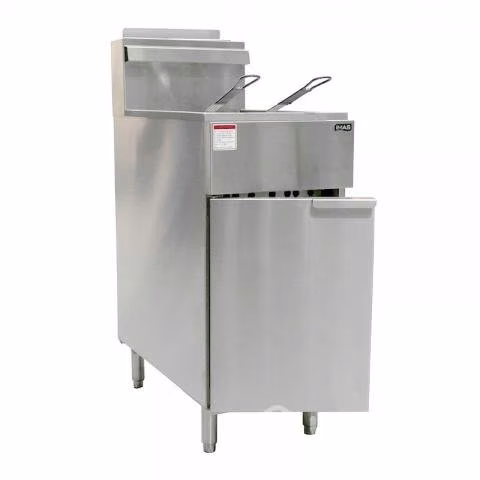 Freidora industrial doble canastillo marca imas