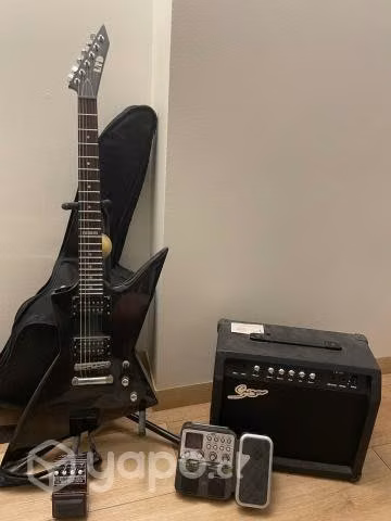 Guitarra eléctrica + amplificador