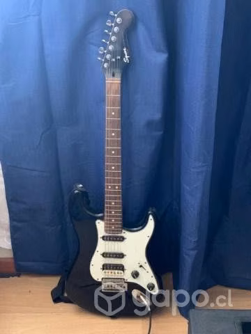 Guitarra eléctrica Squier Contemporary HSS Black - Imagen 2