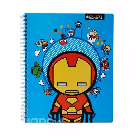 Pack 5 cuaderno universitario 100h 7mm proarte