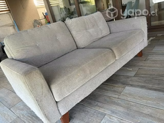 Sillón 3 cuerpos Rosen cómodo con detalles