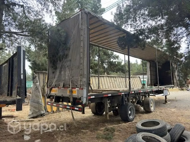 Semi remolque cerrado con lona tipo sider