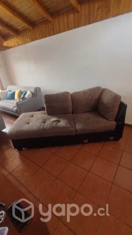 Sillón seccional forma L marca MICA